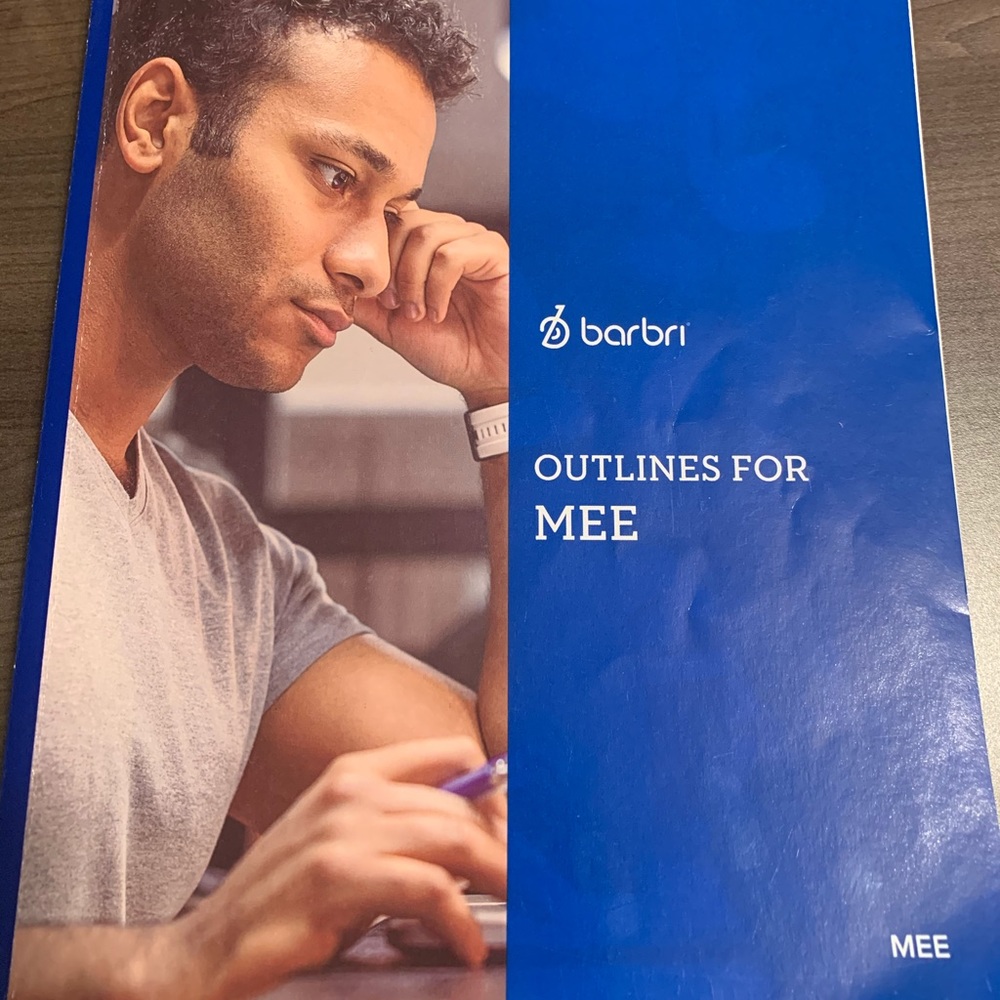 BARBRI MEE outlines for UBE Bar Exam